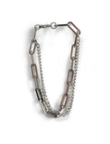 Beta layered chain bracelet