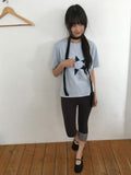 Yuruhi Button Three Quarter Leggings