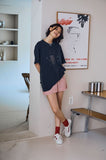 Rose Kitty Pigment Short Sleeve Tee