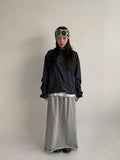 Wilke Cut Banding Long Skirt