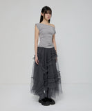 Tulle Layered Long Skirts