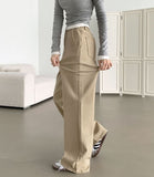 Loose Wide Span Banding Cotton Pants