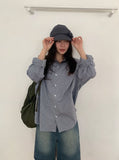 Yanpo Over Check Shirt