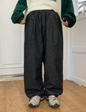[unisex] Emensi banding stitch denim pants