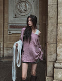 Damage Deep V-neck Knitwear