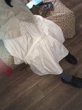 Kanzi Banding Shirring Long Skirt