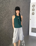 Compu Lace Track Ribbon Bermuda Pants