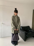 Reget Hood Long Bomber Jacket