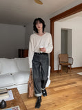 Leah Raw Denim Pants
