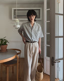 Parry stripe short sleeves shirt