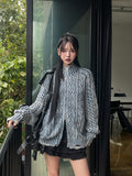 From Two Way Washing Vintage Knit Zip-up