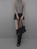 Bet Crack Leather Belt Shoulder Bag