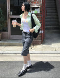 ORGANZA SHEER SHOULDER BAG