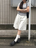 [Planning] Niu Shirring Short Sleeve T-Shirt
