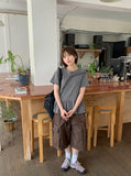 [unisex] Mugenz Nylon Banding Cargo Bermuda Pants