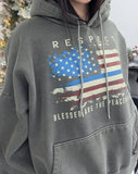 Eld Flag Pigment Brushed Hoodie