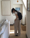 Japi Leopard Color Matching Track Pants