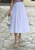 Joy Banding Flare Long Skirt