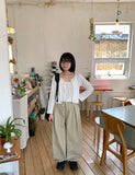 Tsudi Cotton Pintuck Balloon Wide Pants