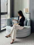 Mayben Ribbed Knit Cardigan
