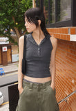PIGMENT HOOD SLEEVELESS