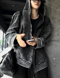 Pigment Washing Hood Zip-Up