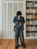 Life Balloon Snap Denim Pants