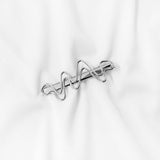 Jackin Silver Wave Hairpin