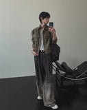 Reno Brush Wide Denim Pants