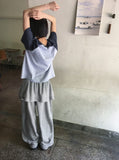 Jehin Wide Banding Skirt Pants
