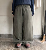 Miruna Back Bijo Cotton Wide Pants