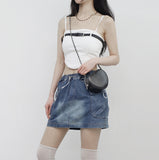 Ferran Pintuck Sleeveless (belt Set)