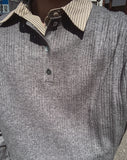 Cannon More Henley Neck Knit