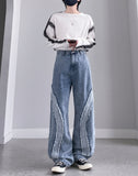 Snitch Curb Stone Wide Denim