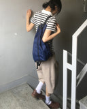 U-Ring Folding Pleated Nylon Backpack