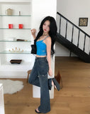 Zesty Cargo Bootcut Denim Pants
