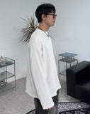 Rattie Damage Ribbed Knit Long Sleeve