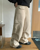 Login Banding Brushed Cargo Parachute Pants