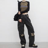 Rito damage pocket pants