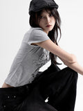 Frill Ribbon Slim Tee