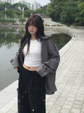 Built overfit check shirt