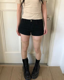 Erel High-Waisted Button Shorts