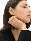 Champagne Full Moon Silver (M) Matte Slim Ring M