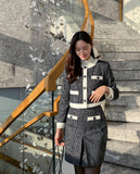 Ibrea Tweed Color Matching Jacket