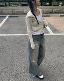Uto Wash Denim Wide Pants