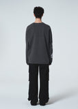 HEM BUTTON UTILITY CARGO SWEATPANTS