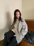 [unisex] Penpurb Quilted Over Flight Jumper