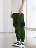 Double D-ring cargo jogger pants