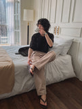 Coachit belt wide pants