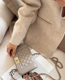 Lovet handmade half wool jacket coat